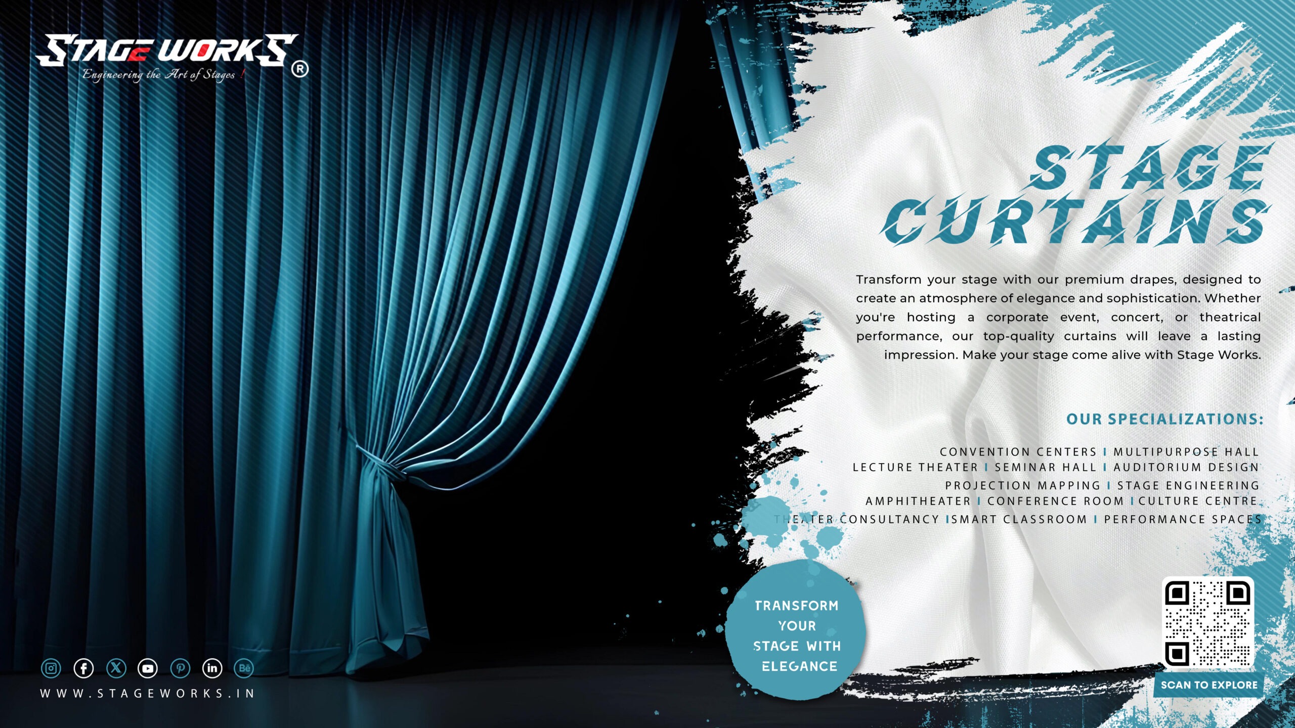 10. Stage Curtain fabrics